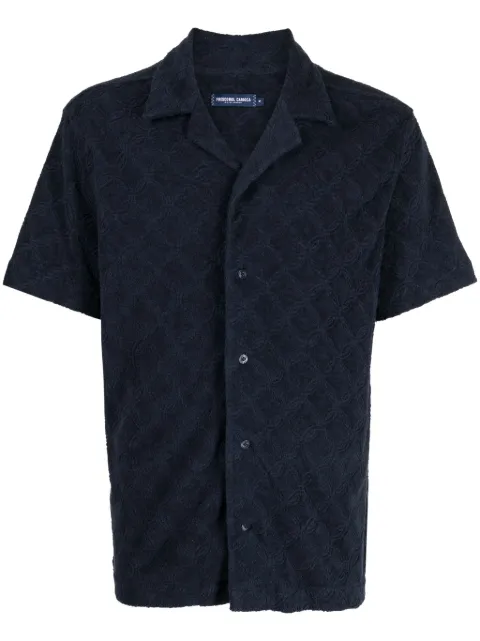 Frescobol Carioca Roberto jacquard cotton shirt 