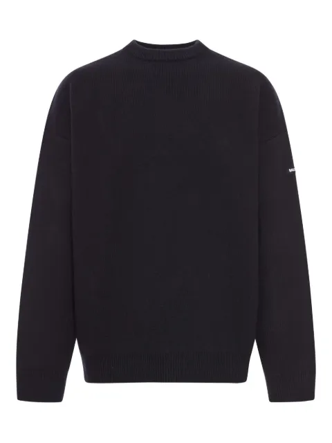Balenciaga logo-patch sweater