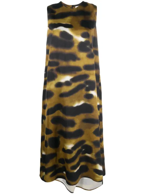Christian Wijnants vestido midi Dala