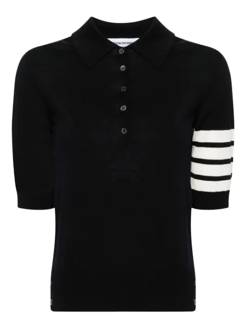 Thom Browne fine-knit polo top
