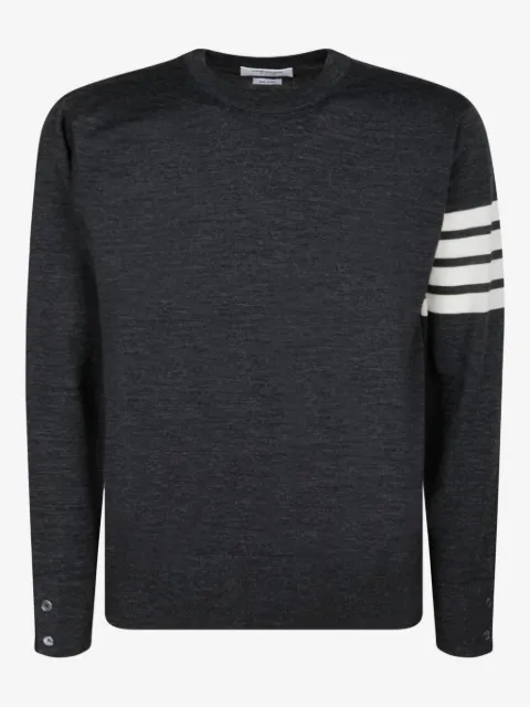 Thom Browne 4-Bar crew-neck jumper