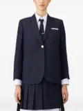 Thom Browne twill gold-button blazer - Blue