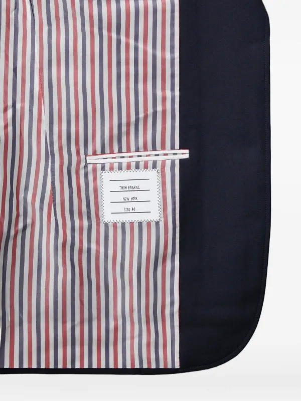 Thom Browne ツイル ジャケット | ブルー | FARFETCH JP