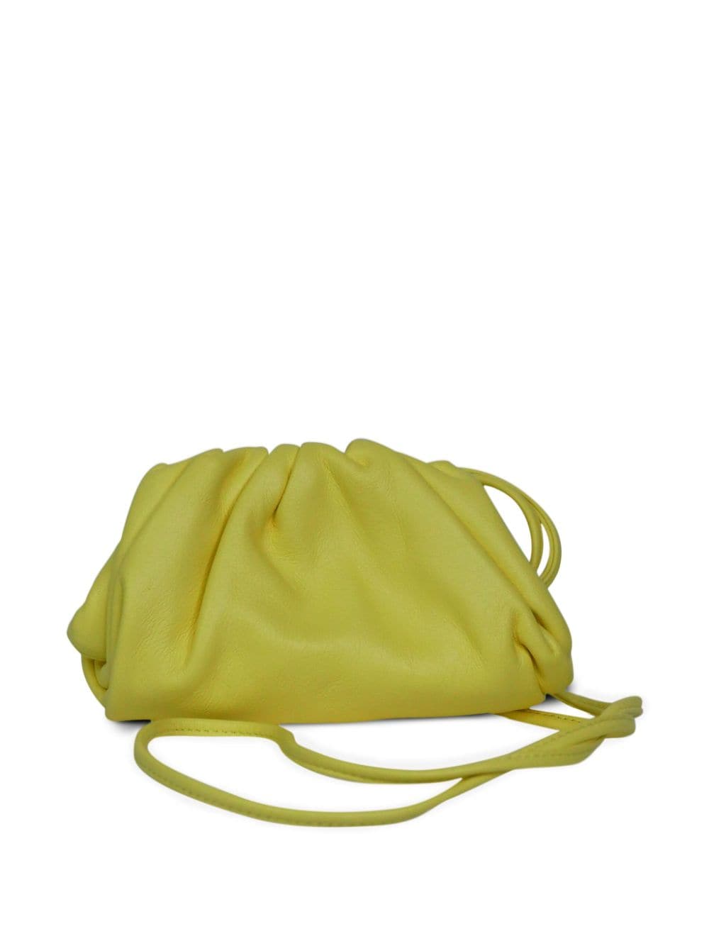 Bottega Veneta Pre-Owned gathered drawstring shoulder bag - Geel