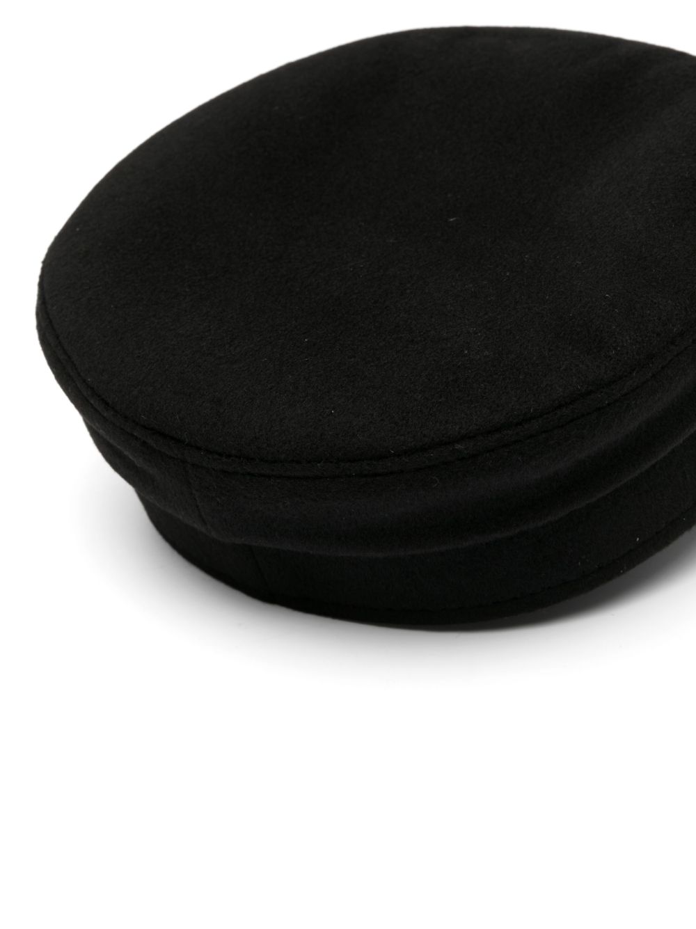 Ruslan Baginskiy logo-appliqué beret - Zwart