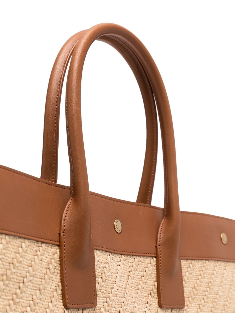 Saint Laurent Rive Gauche Tote Bag in Natural Sand & Brick