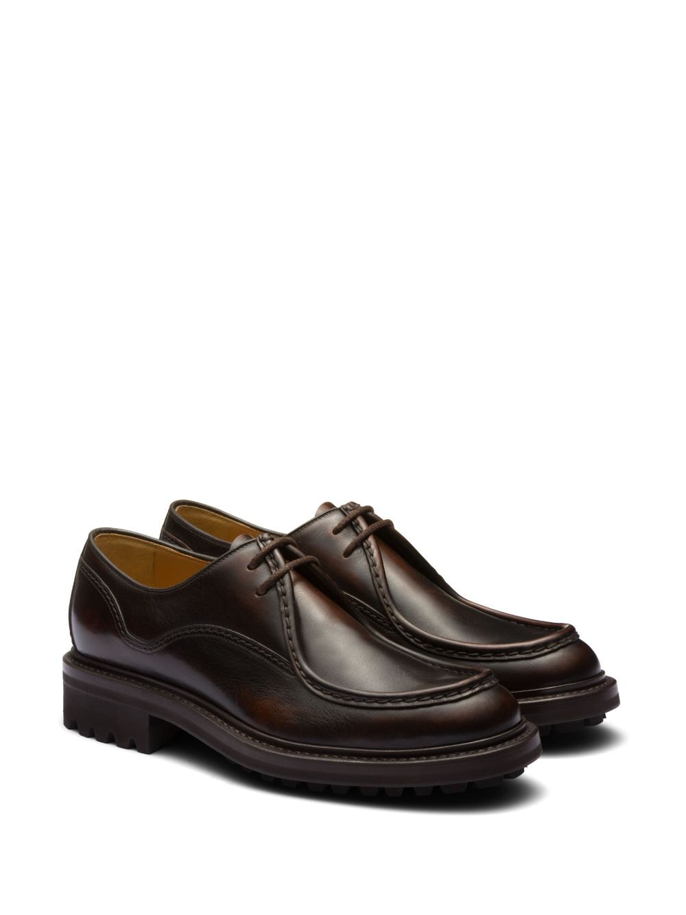 Image 2 of Church's Monteria lace-up leather derby shoes