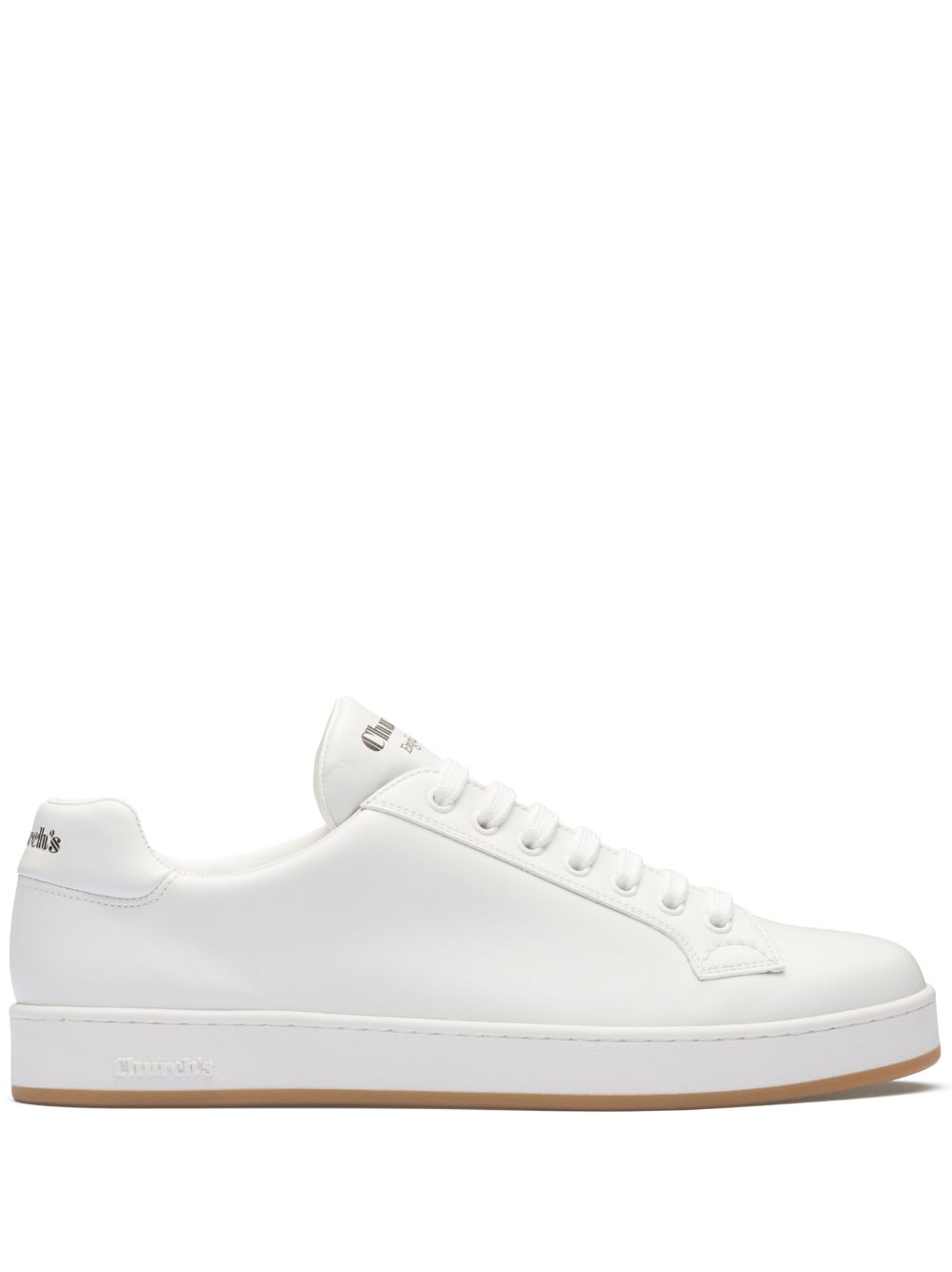 Shop Church's Ludlow Lace-up Leather Sneakers In White