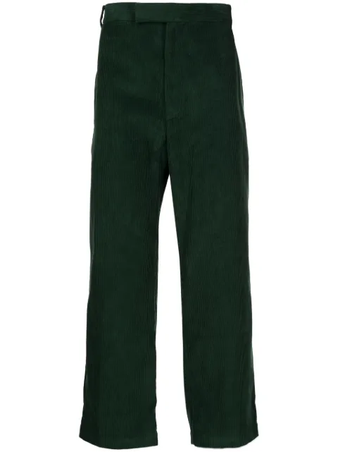 Thom Browne pantalones de pana con motivo de rayas RWB