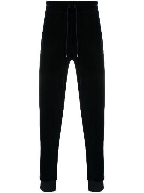 TOM FORD drawstring velvet track pants