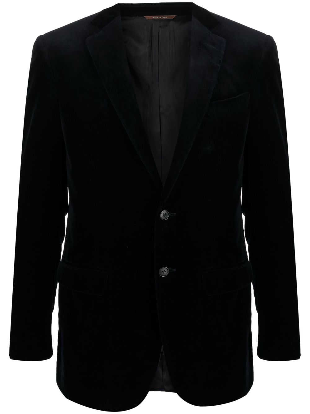 Canali Blazer met enkele rij knopen Blauw