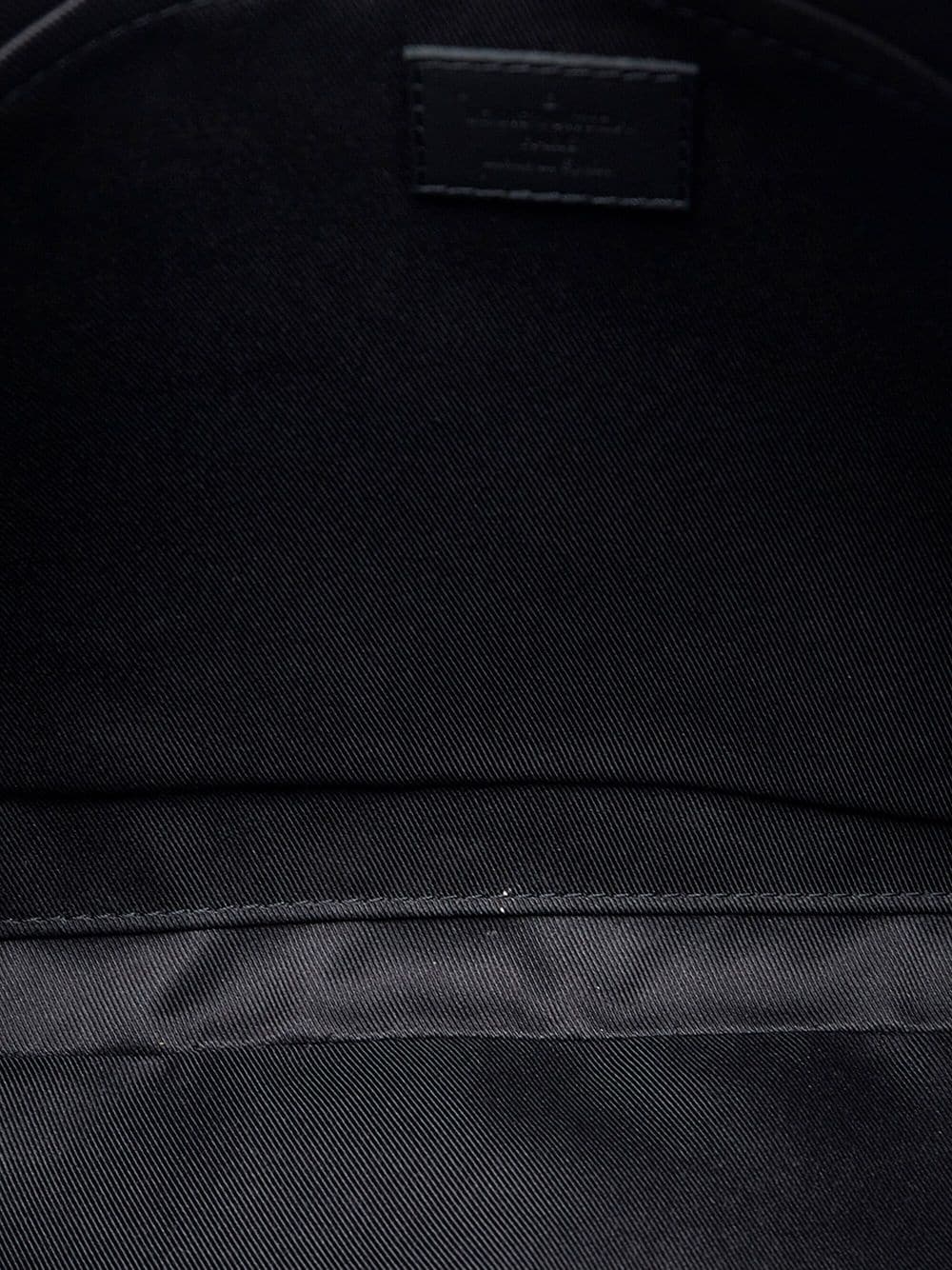 Louis Vuitton Discovery Pochette Monogram Shadow PM Black in Calf