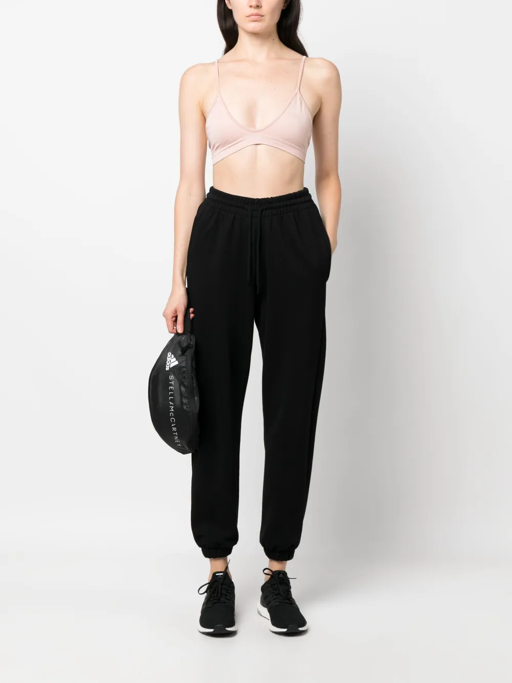 PRISM² Blissful scoop-neck sports bra - Beige