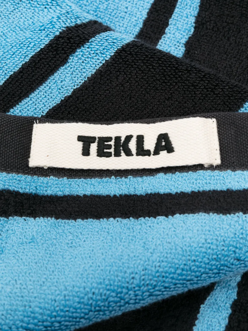 TEKLA Gestreept strandlaken - Blauw