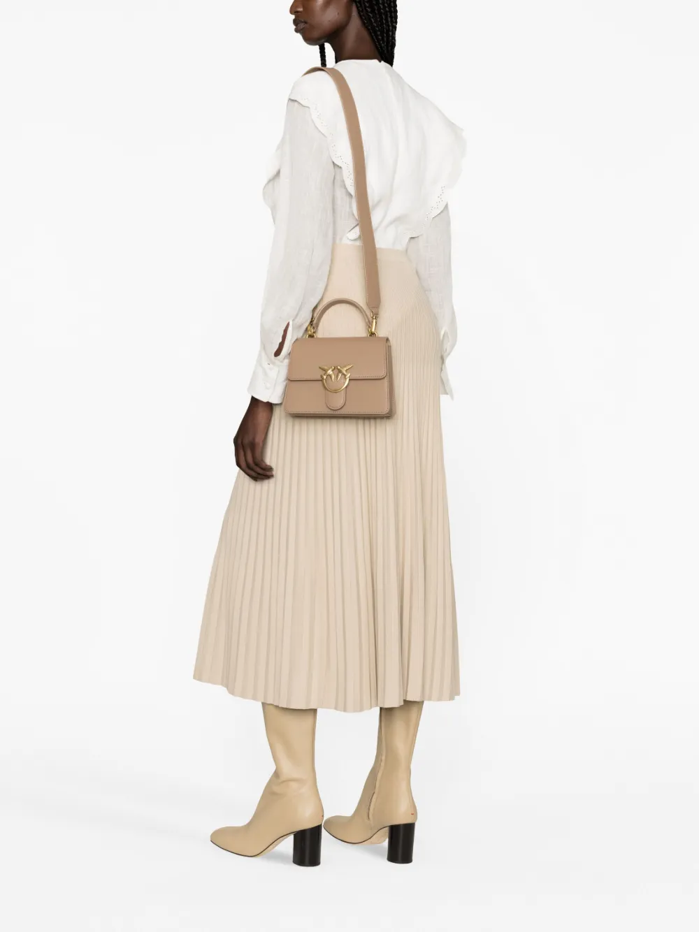 PINKO Love One mini tote bag - Bruin