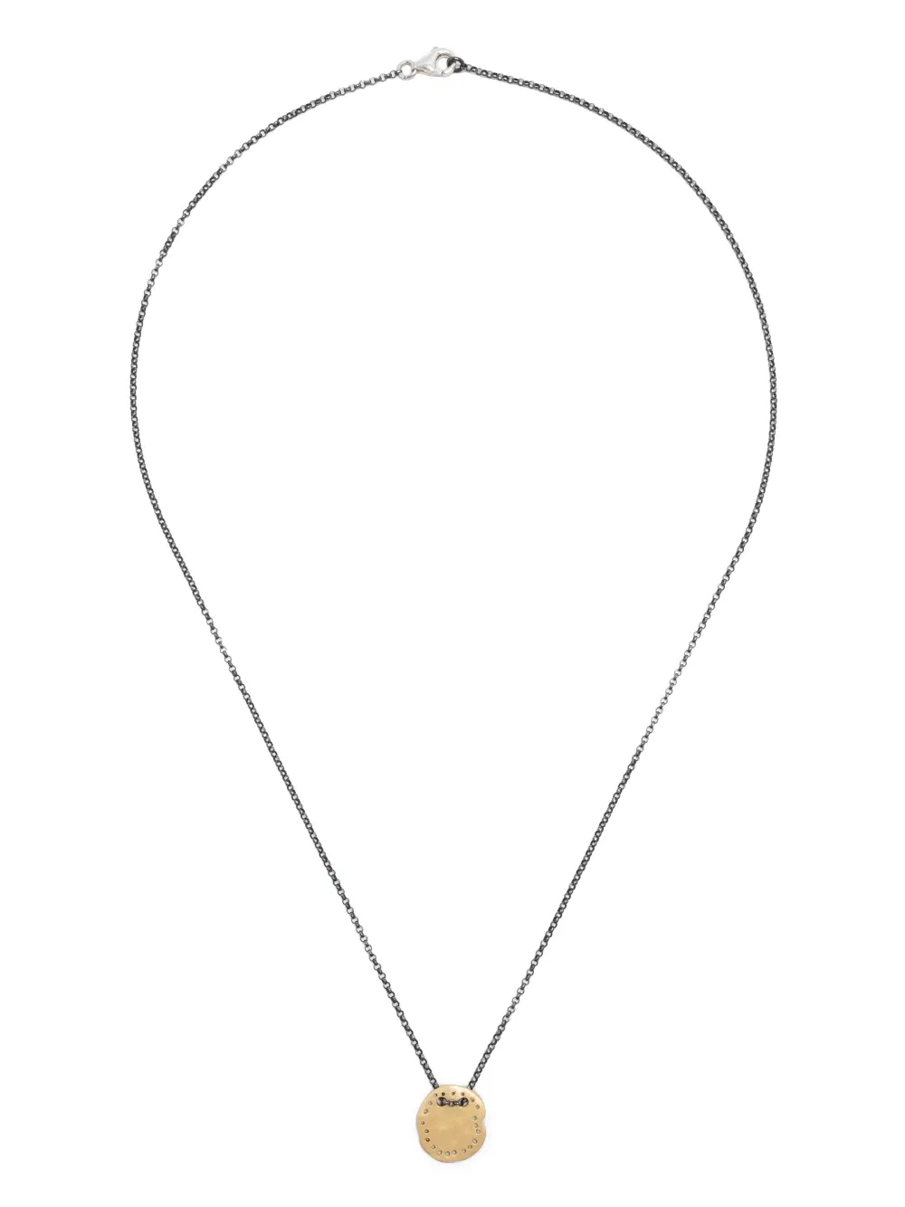 18kt Yellow-Gold And Silver Chain Necklace