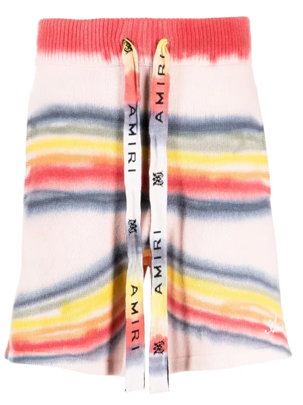 AMIRI Rainbow タイダイ トラックショーツ | オレンジ | FARFETCH JP