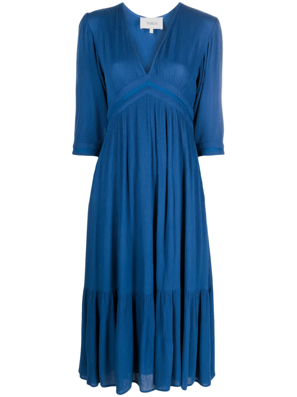 knee length dresses for ladies Empire Waist Dolman Midi Dress – Kindred New York main image 0