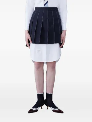 Thom Browne 4BAR プリーツ ミニスカート 通販 - FARFETCH