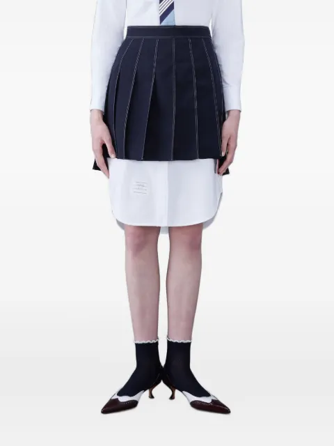 Thom Browne pleated mini skirt
