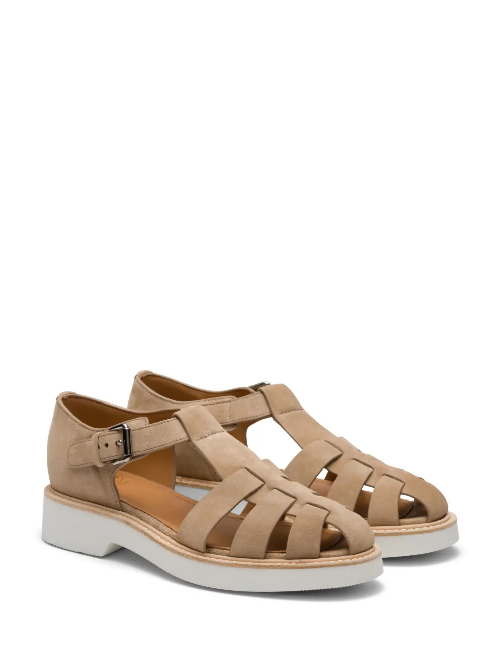 Church's Hove W4 suède sandalen - Bruin