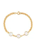 Susan Caplan Vintage 1990s crystal-embellished bracelet - Gold