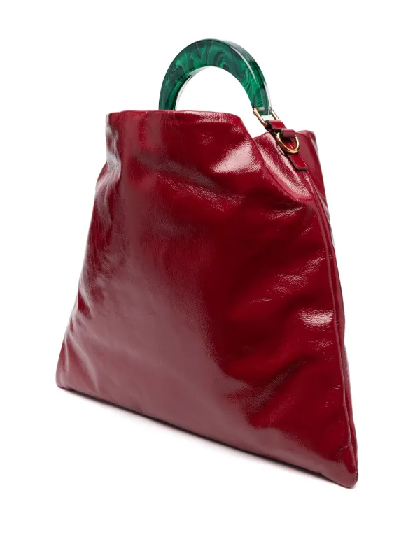 Marni patent sales leather bag