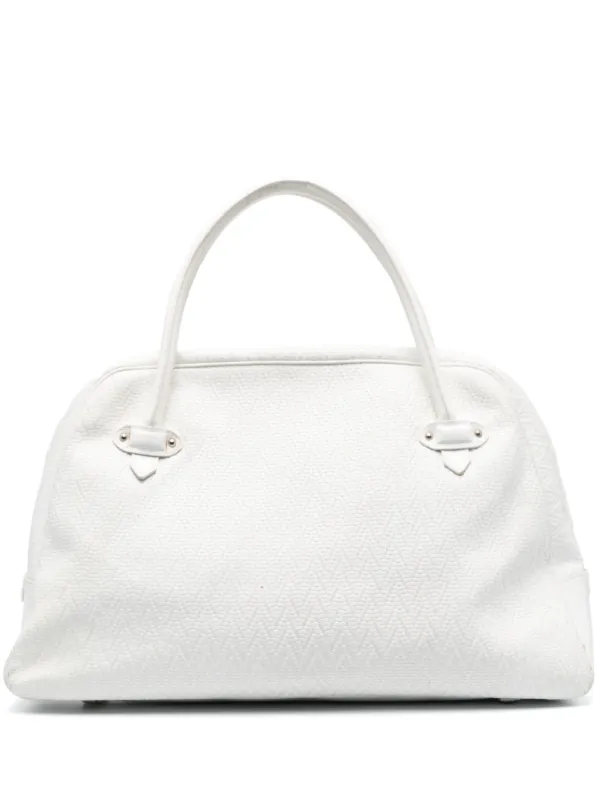 Giorgio Armani Pre-Owned 2000 ジグザグパターン ハンドバッグ 