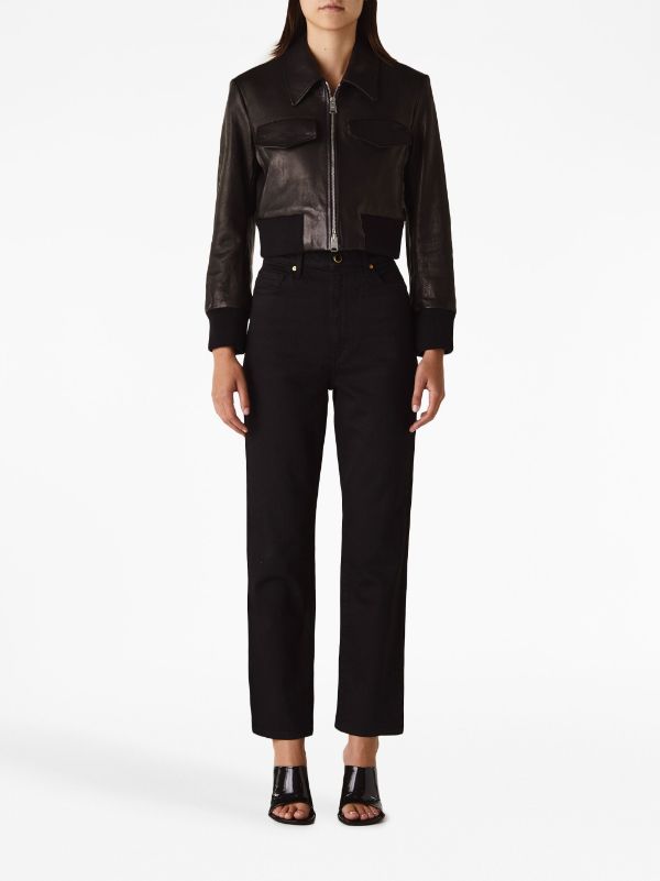 KHAITE The Reggie Cropped Jacket - Farfetch