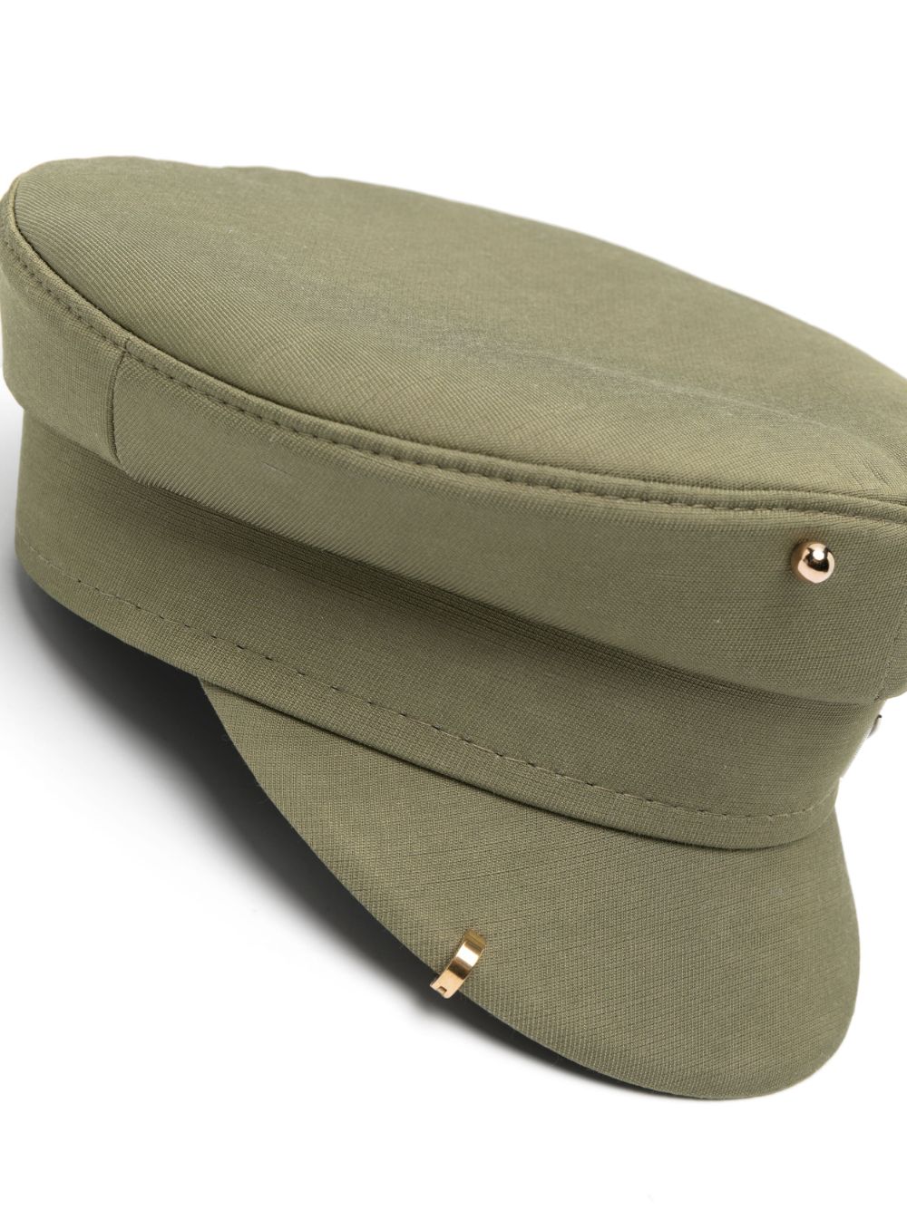 Ruslan Baginskiy logo-appliqué beret - Groen