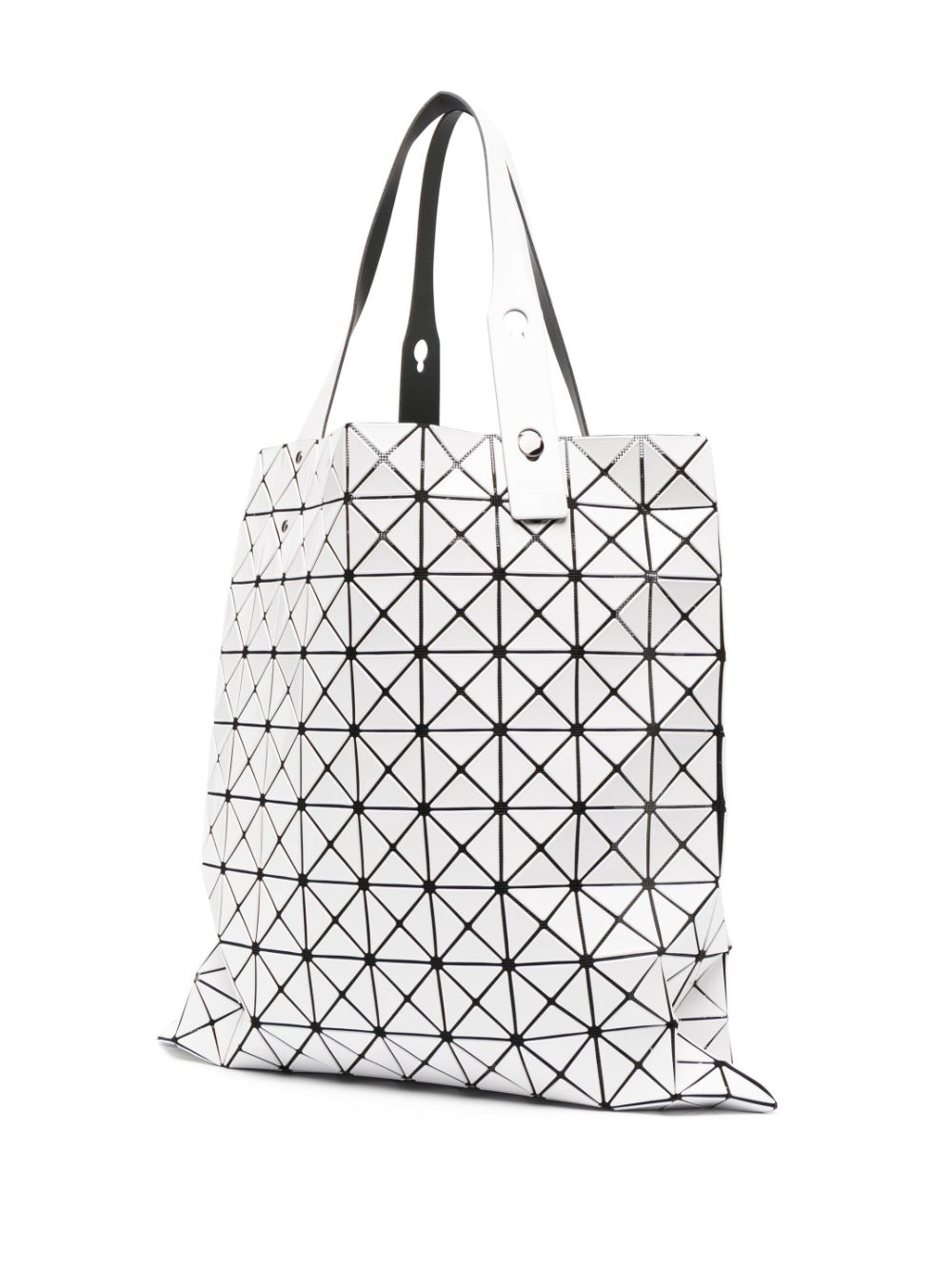 Shop Bao Bao Issey Miyake Lucent Gloss Panelled Tote Bag In White