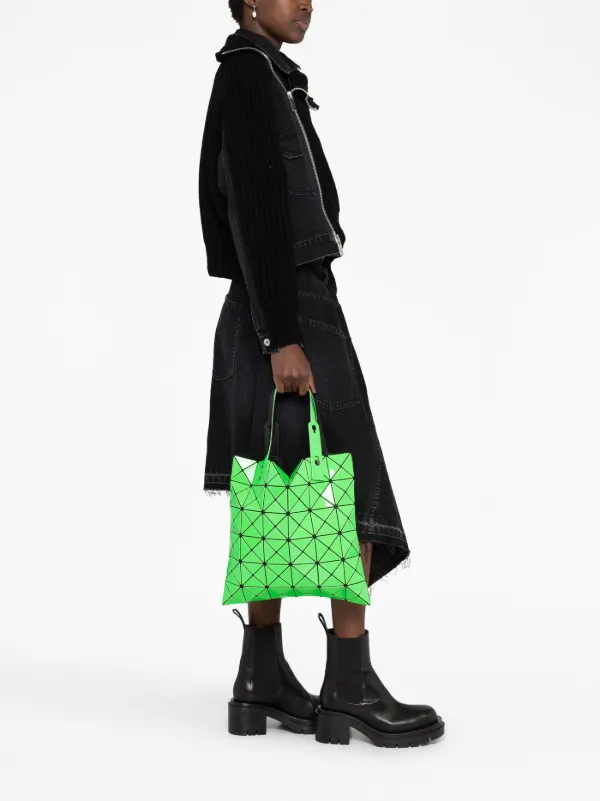 Lucent Gloss panelled tote bag