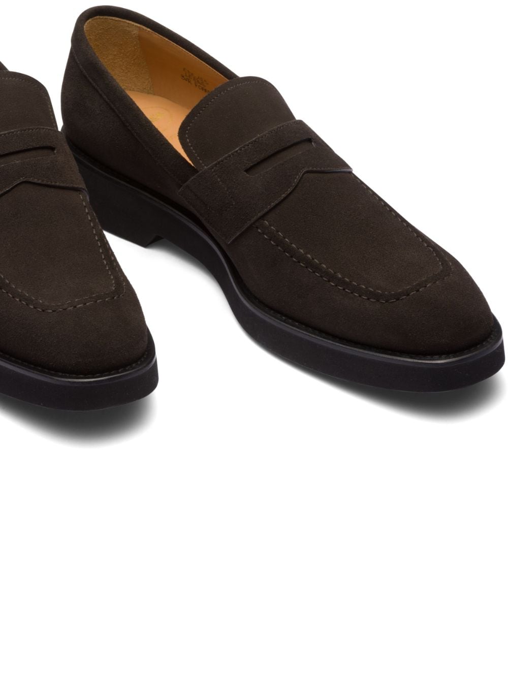 Shop Church's Heswall 2 Penny Suede Loafers In Brown