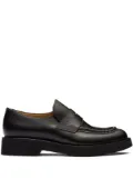 Church's panelled leather loafers - Black