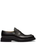 Church's seam-detail leather loafers - Black
