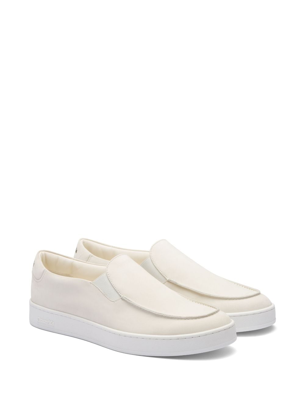 Shop Church's Longton Nubuck-leather Sneakers In White