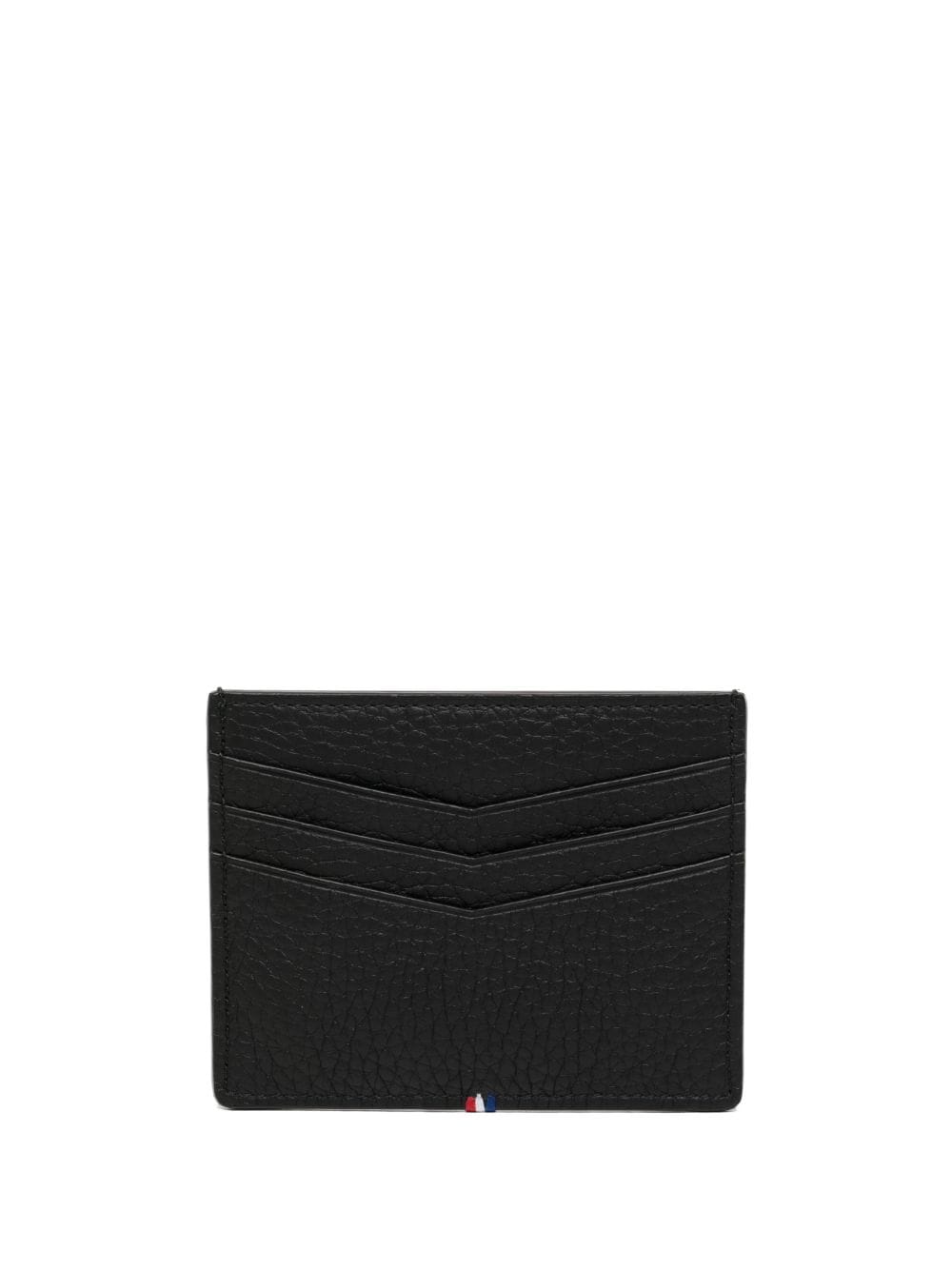 S.T. Dupont logo-lettering leather card holder - Zwart
