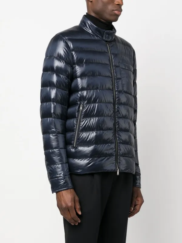 Moncler Jacken Herno Lederjacke Herno Gefütterte Jacke Mit