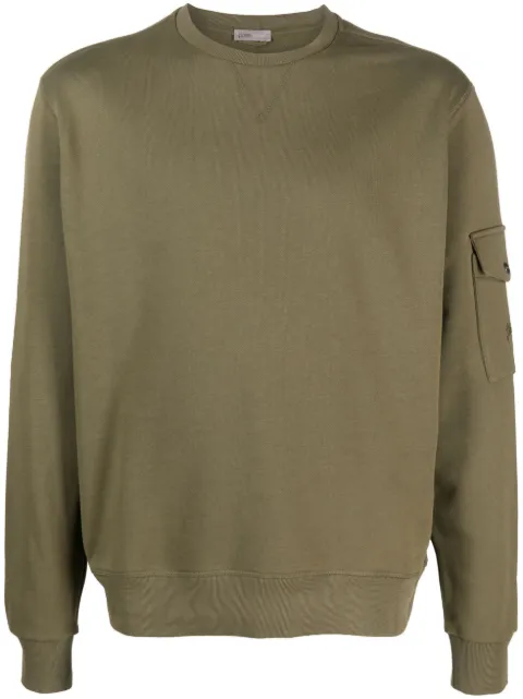 Herno crew-neck cotton sweatshirt