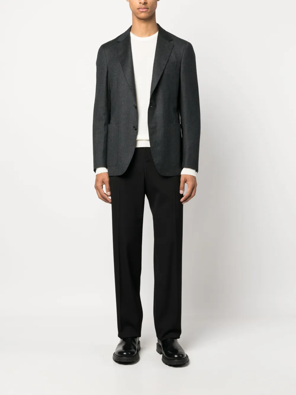 Canali single-breasted wool blazer | Blazers | Image 2