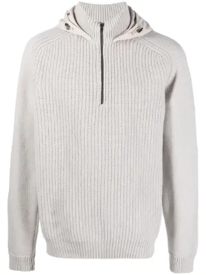 Hooded cheap wool jumper