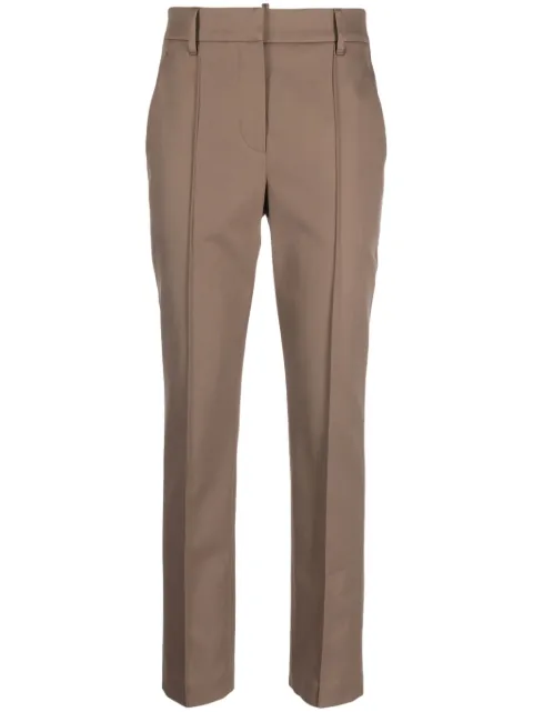 Brunello Cucinelli slim-leg stretch-cotton trousers