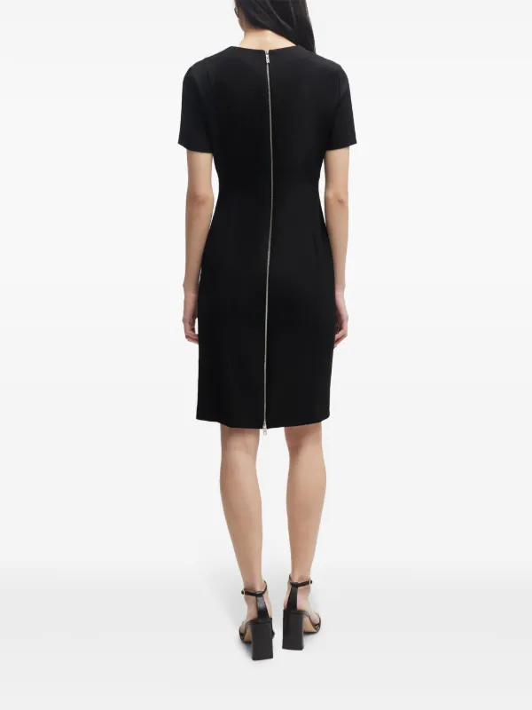 ワンピース BOSS Woman Dress Black 50538314 001 BOSS Damaisa V-neck Minidress | Black | FARFETCH
