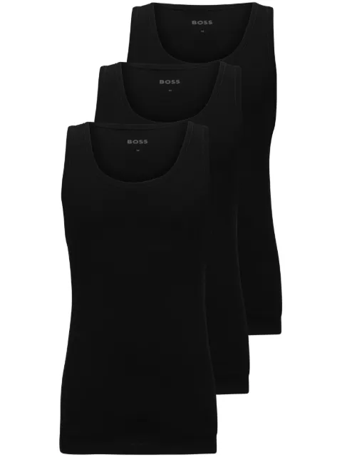 BOSS Kit 3 regatas com gola U