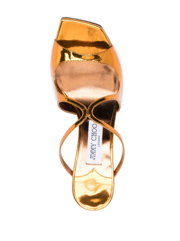 Jimmy Choo 75mm Anise Sandals | Orange | FARFETCH