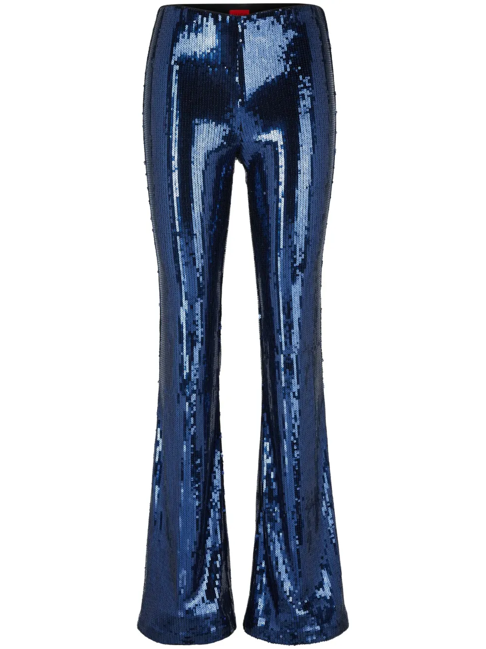 HUGO Calça flare com paetês | Azul | Image 1
