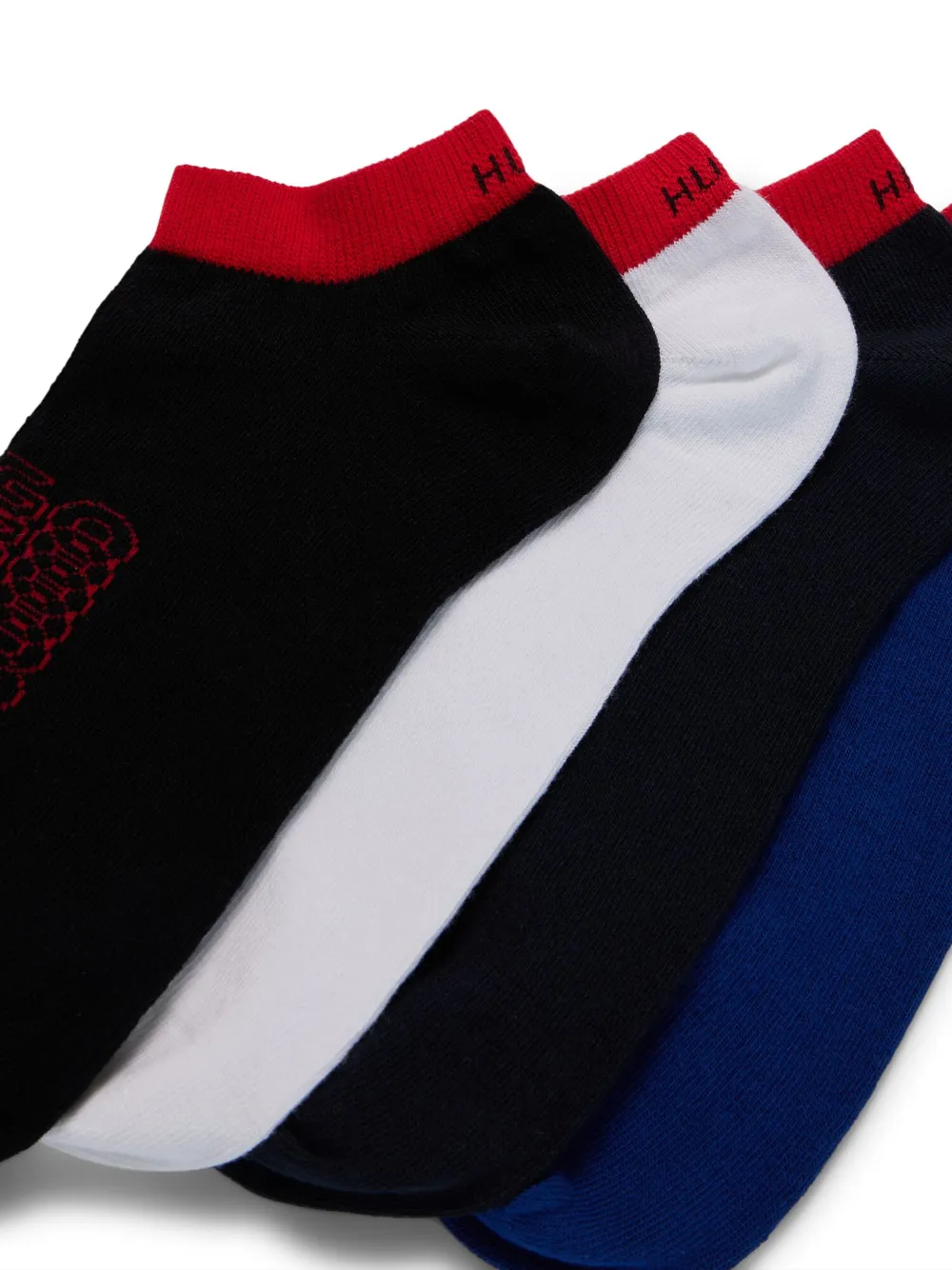 HUGO Kit 5 pares de meias com logo intarsia | Image 2