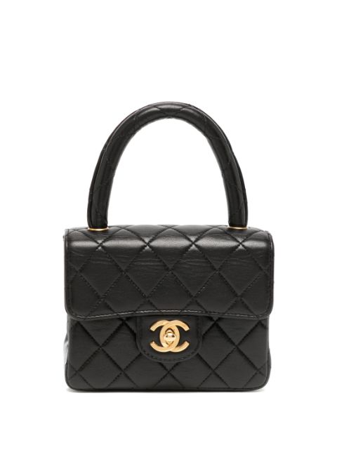 Cheap HOT SALE CHANEL 1990s CC diamond-quilted handbag Women