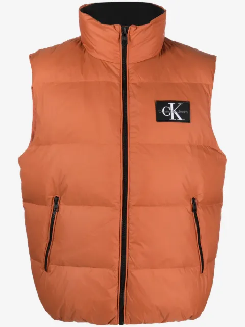 Calvin Klein Jeans zip-up quilted down gilet