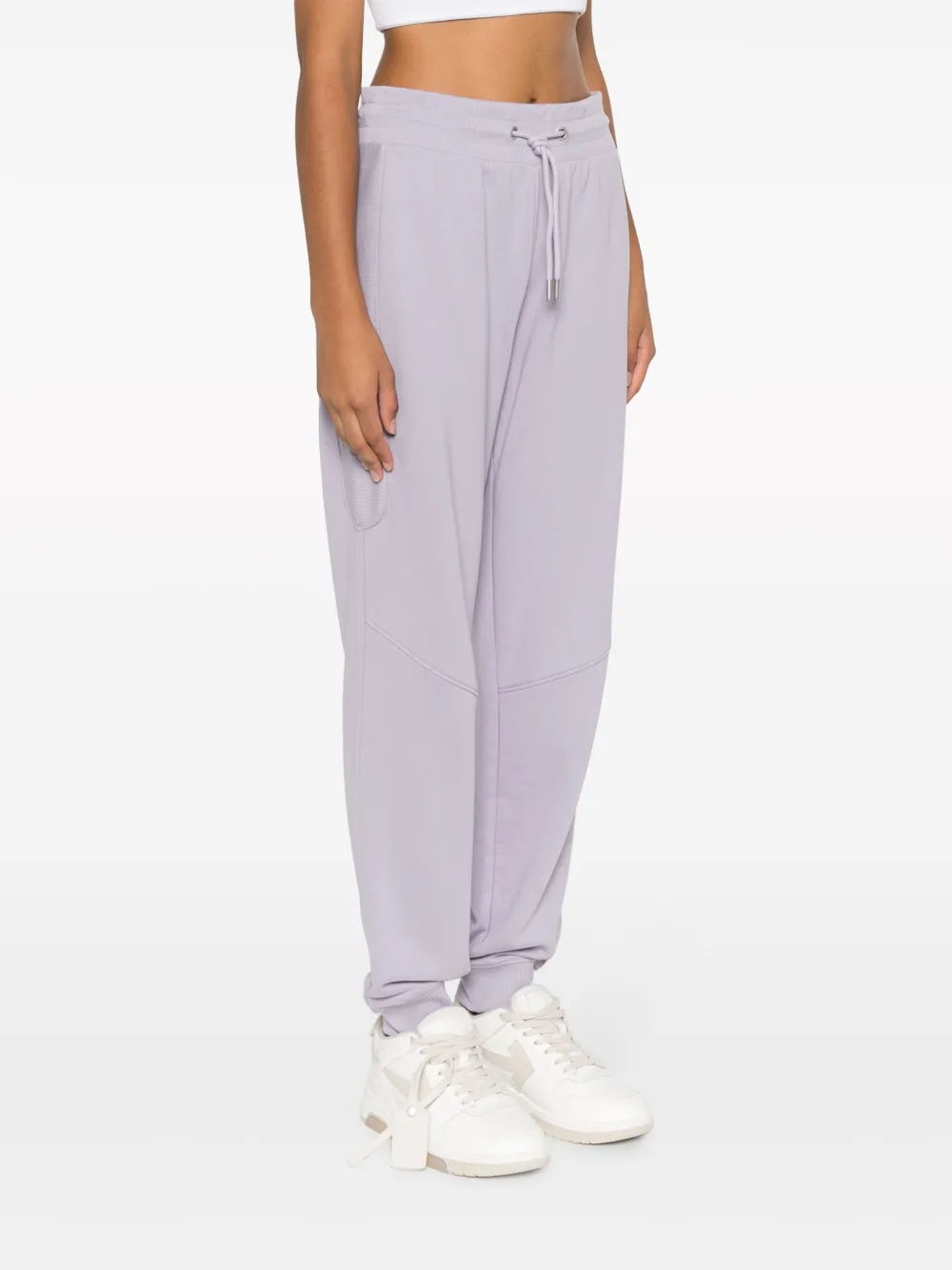 Calvin Klein Jeans Est.1978 Tab Jersey Track Pants In Purple